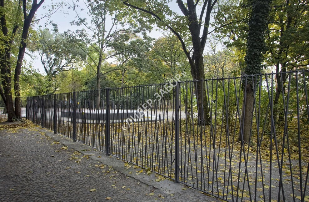 Купить Парковое ограждение для территории городского сквера